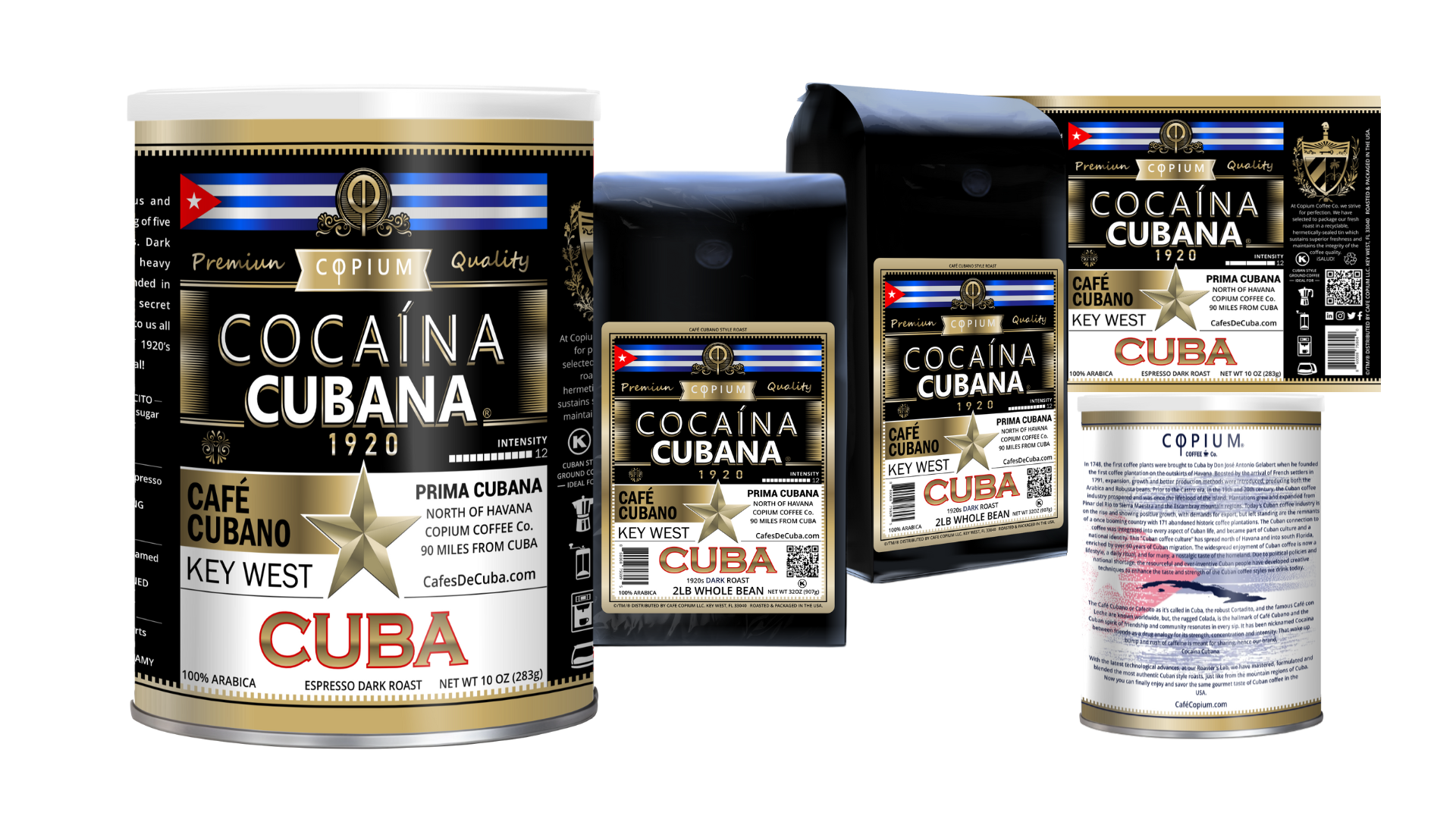 1920 - 100% Arabica Coffee - Intensity 12 - Café COPIUM ® - Cafés
