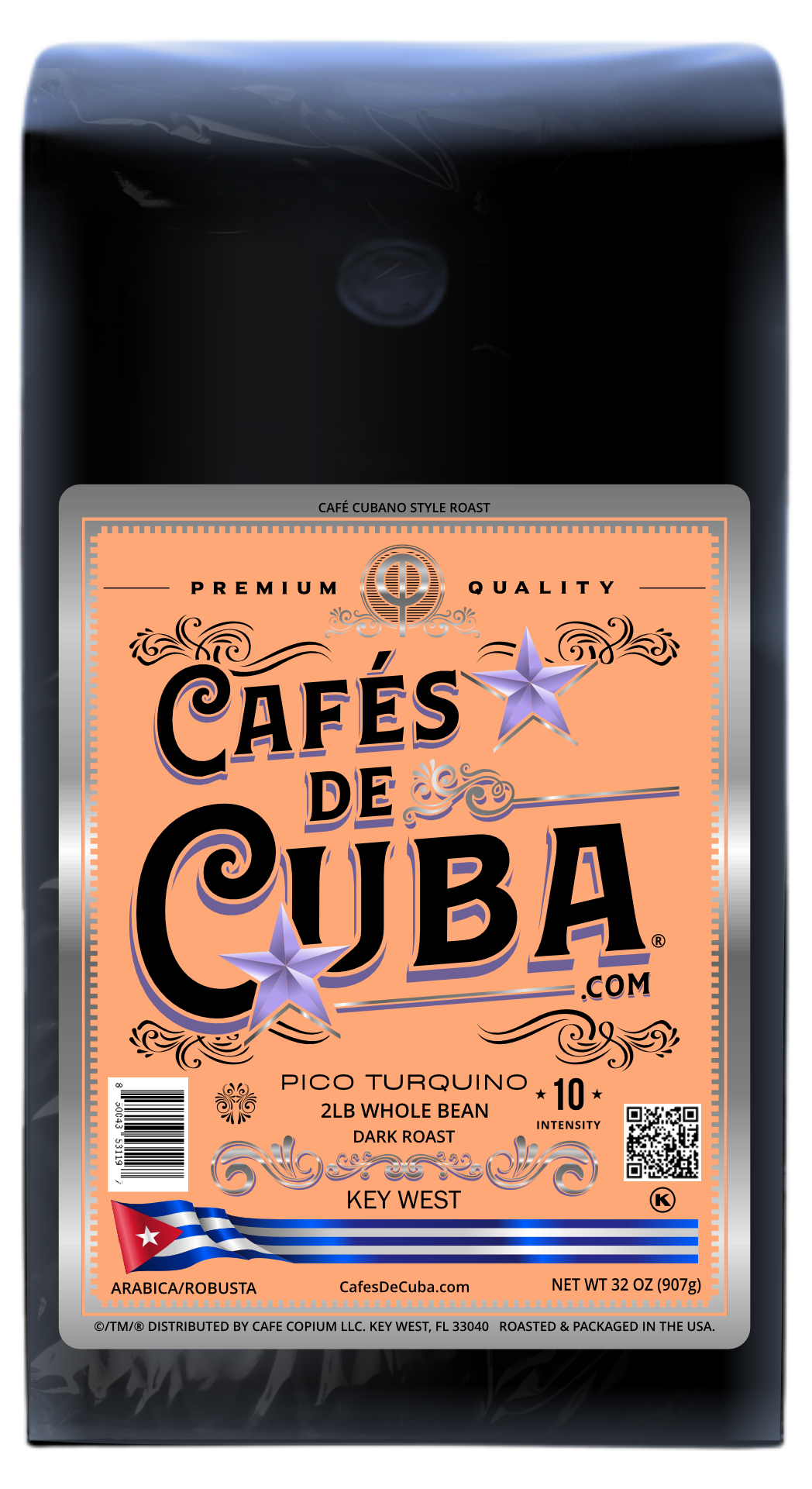 PICO TURQUINO - Arabica / Robusta Coffee - Intensity 10 - Café